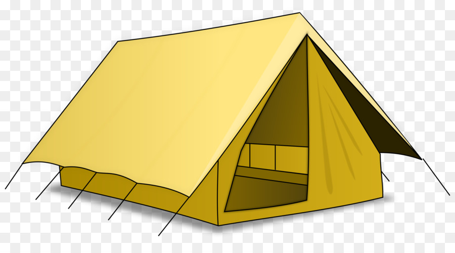 clipart tent camping cartoon