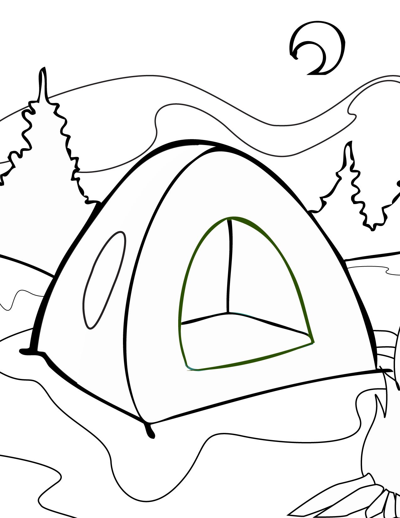 Color your tent.