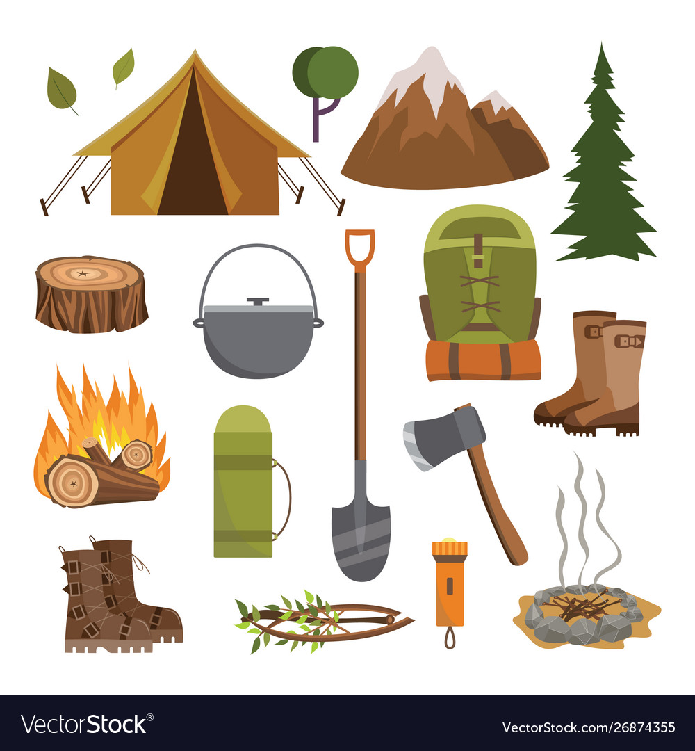 Outdoor camping equipment set