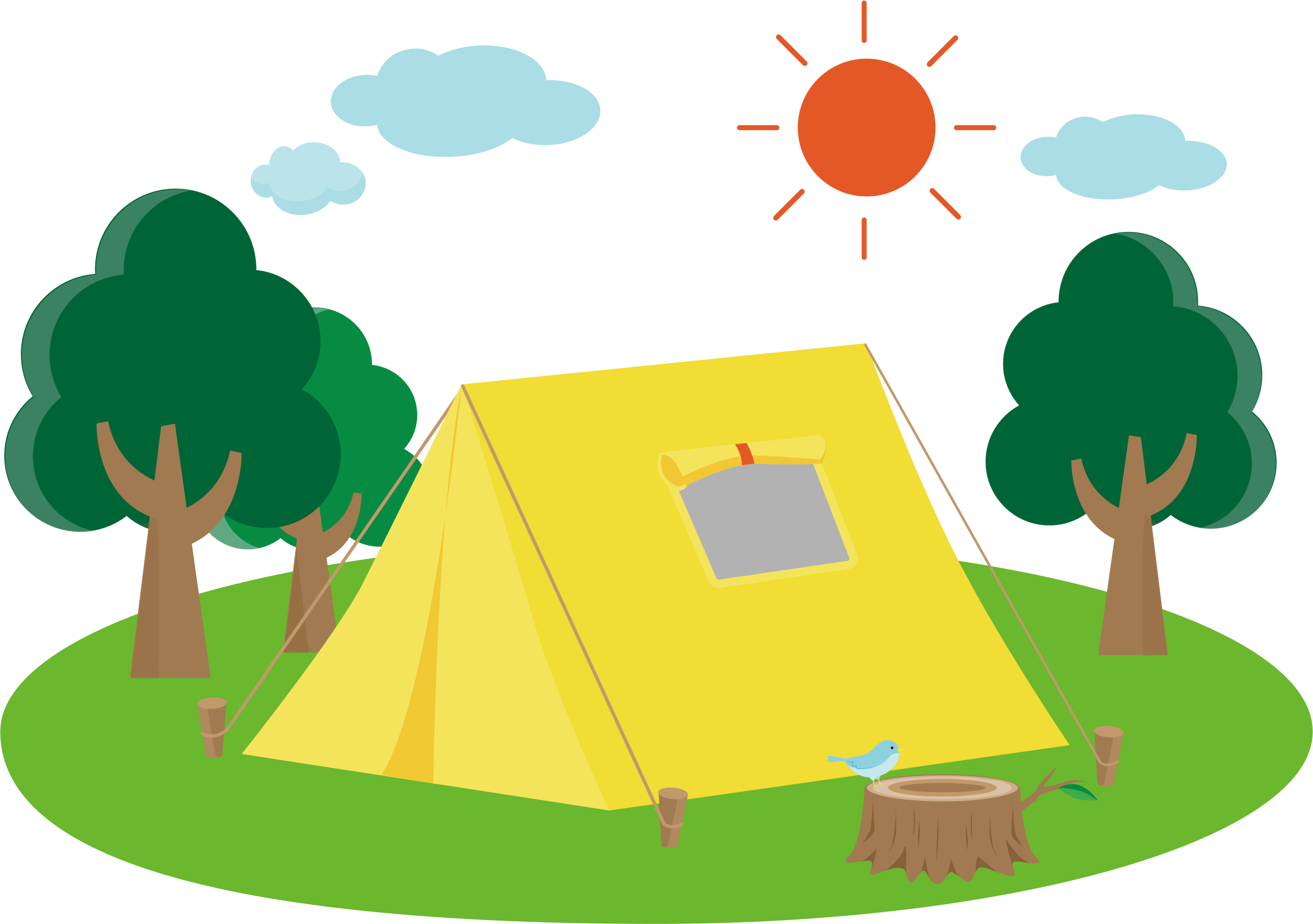 Clipart tent camping.