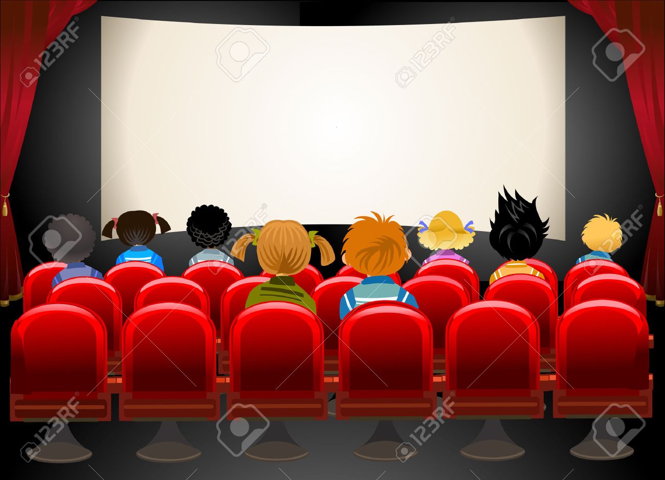 Audience clipart theatre.