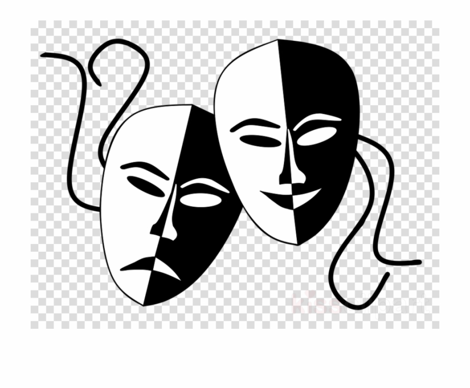Theatre Mask Drama Transparent Png Image Clipart Free