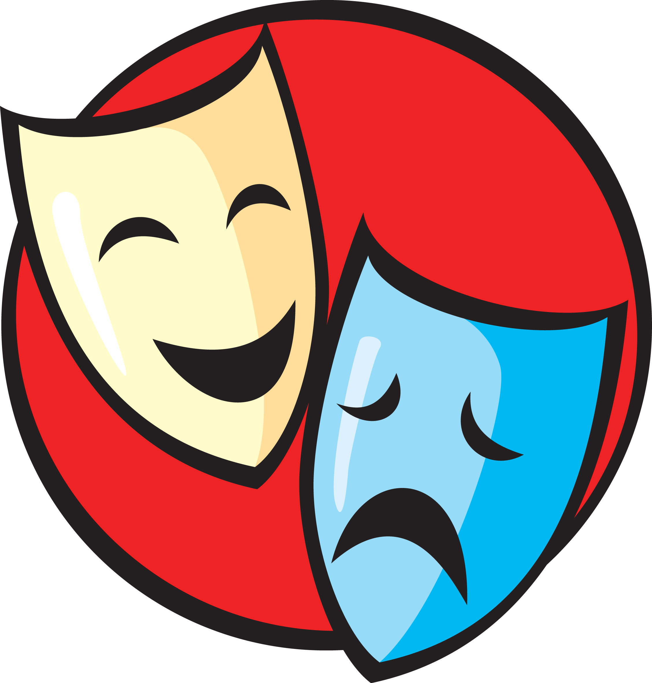 Drama clipart theatre logo, Drama theatre logo Transparent