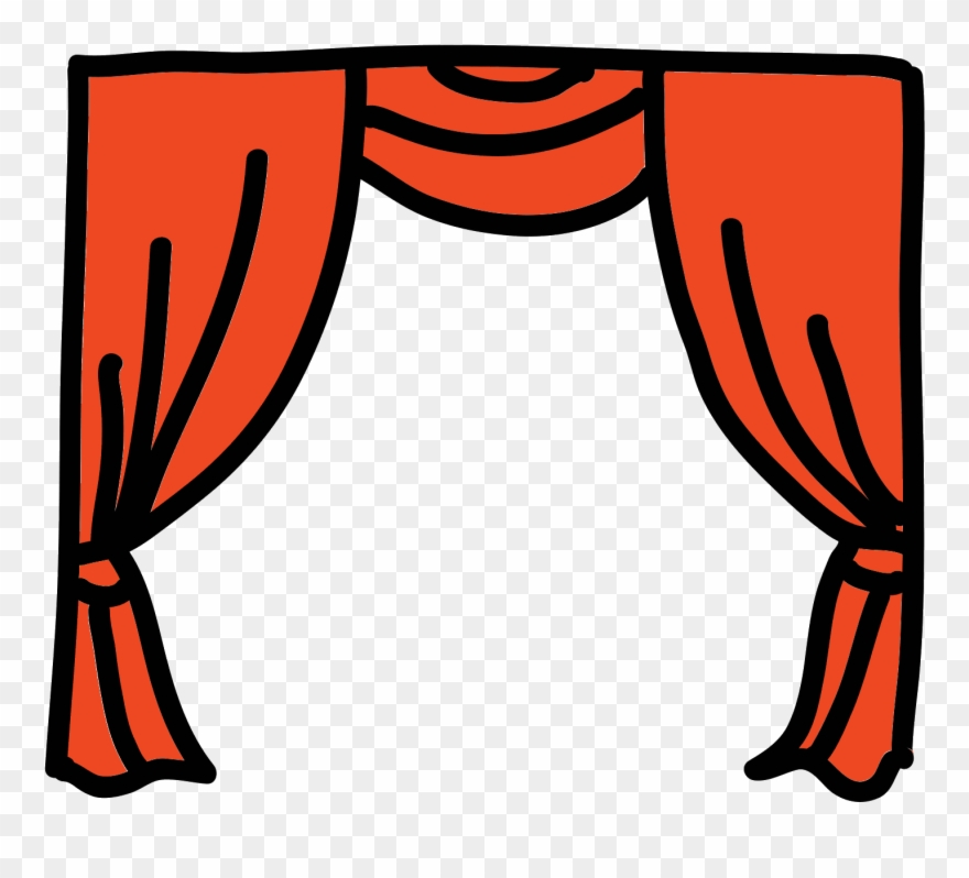 Theater curtains png.