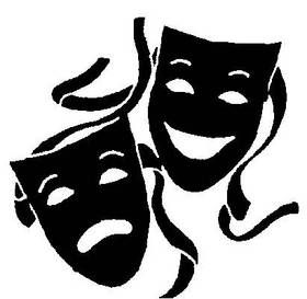 Symbol drama masks.