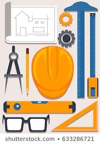Engineer tools clipart.