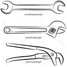 Image result for CLIPART black and white workshop tools