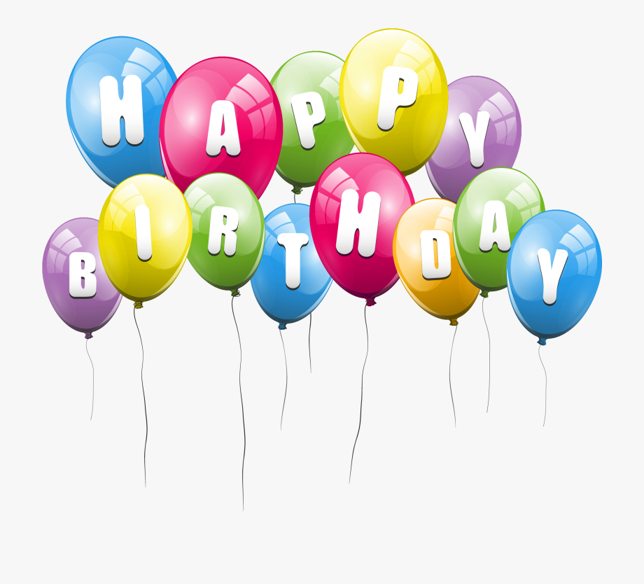 Transparent Balloons Happy Birthday Png Picture Clipart