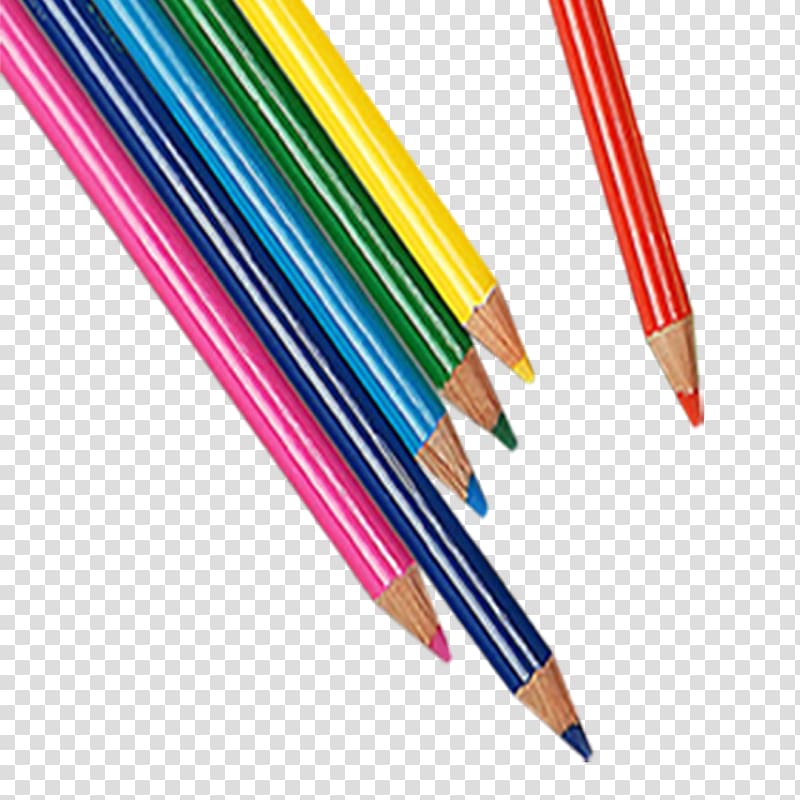 Line color pencils.