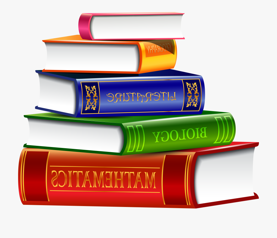 Clipart Of Books, Publication And Biology Background