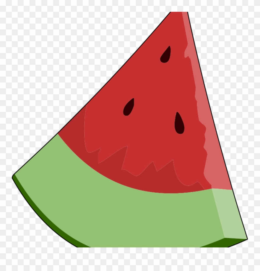 Watermelon slice clipart.