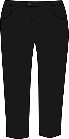 Black pants clipart Pants Clothing Clip art clipart