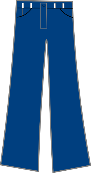Blue jeans clip.