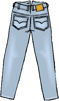 Clipart pants jean.