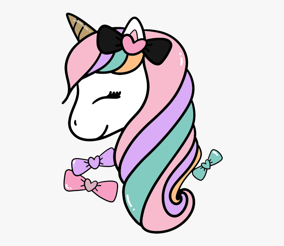 Clipart Girl Unicorn Draw Easy Kawaii Things Cliparts Cartoons | My XXX ...