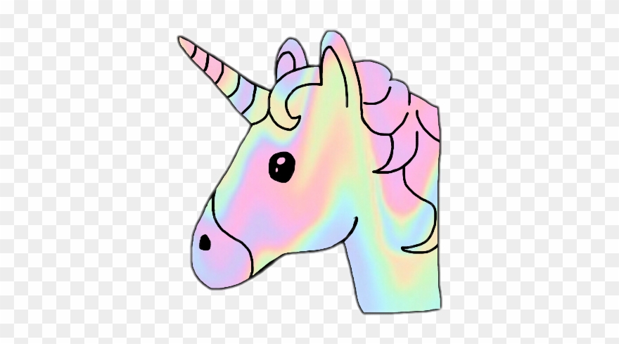 Cottoncandy unicorn emoji.
