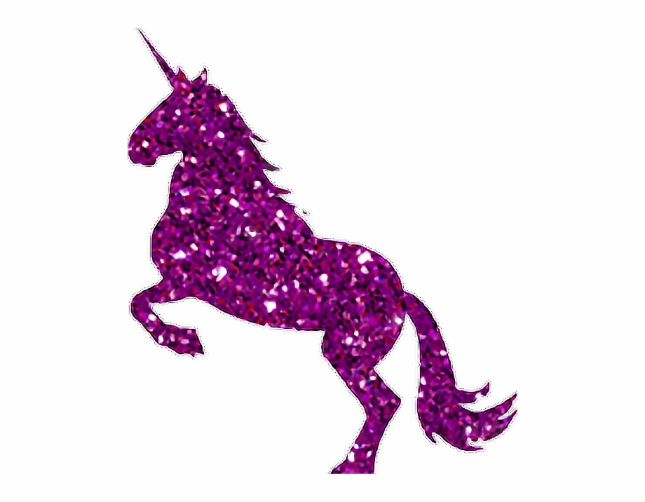 Unicorn sticker pink.