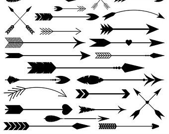Arrows clipart vector arrows clip art tribal digital arrows