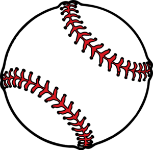 Baseball clipart vector.