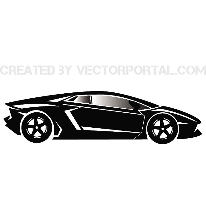 Luxury car vector.