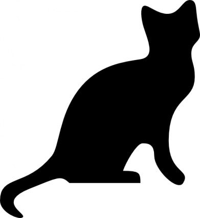 Download cat silhouette.