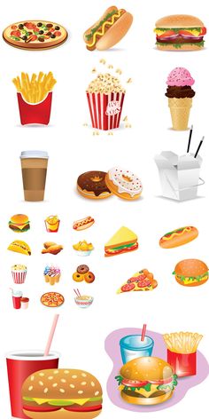 Download Free Food Food Downloads Fast Food Vector Clipart