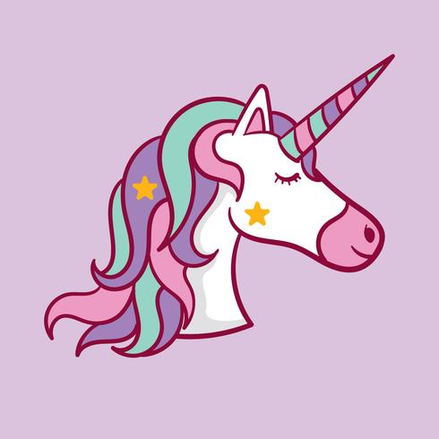 Unicorn vector illustration.