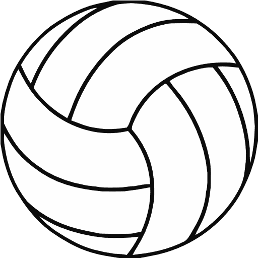 Volleyball vector free.
