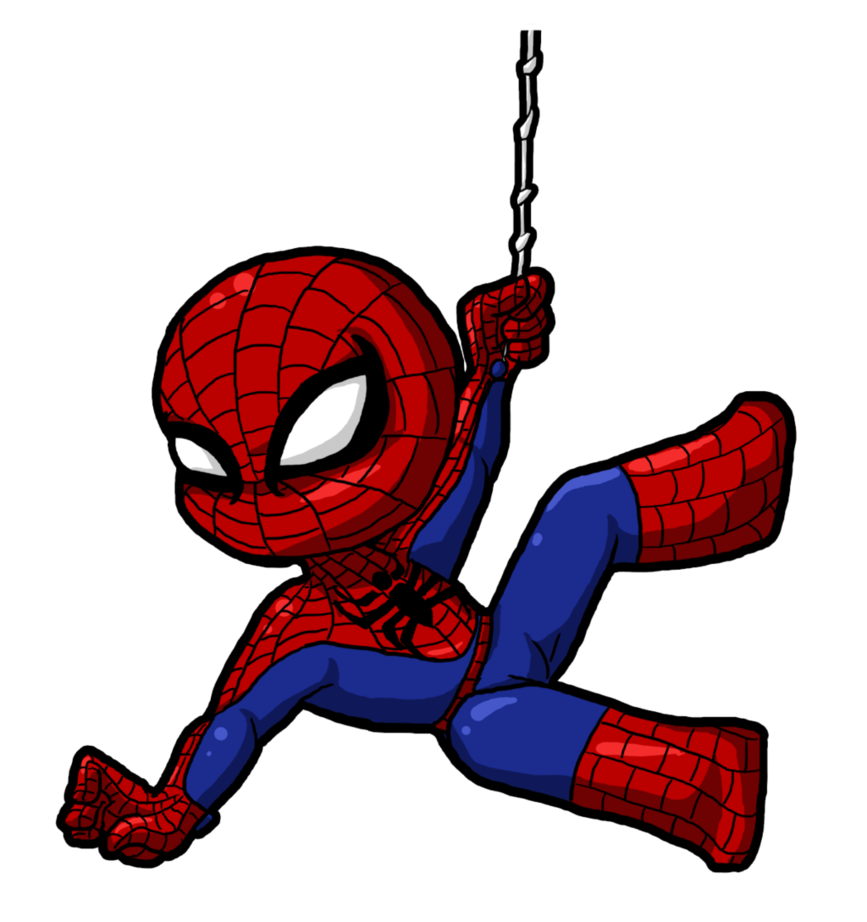 Web clipart spiderman.
