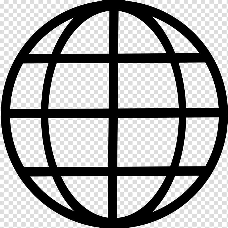 World Globe , website logo transparent background PNG