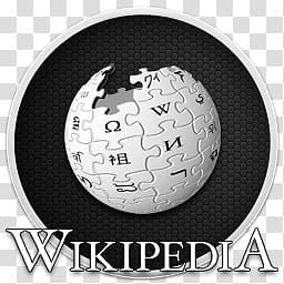 Wikipedia Icon, Wiki, Wikipedia logo transparent background