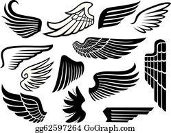 Wings clip art.