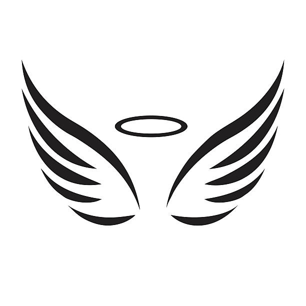 Angel wing clipart.