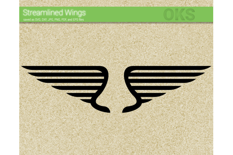 Modern wings svg, svg files, vector, clipart, cricut