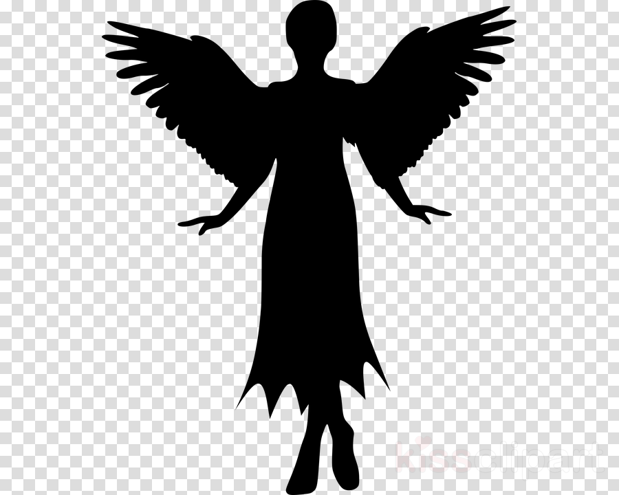 Wing silhouette angel.
