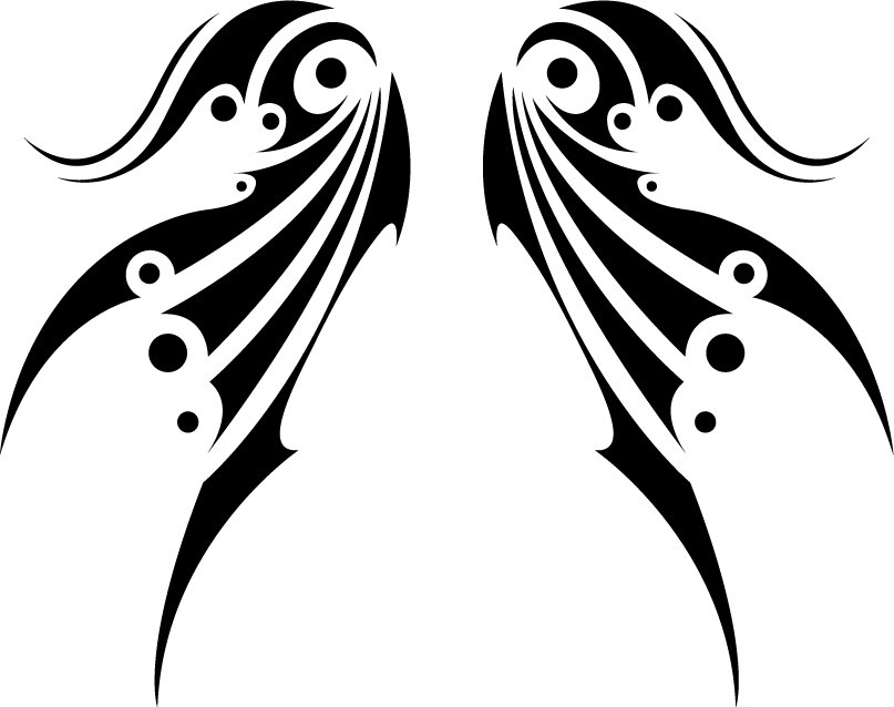 Tribal wings clip.
