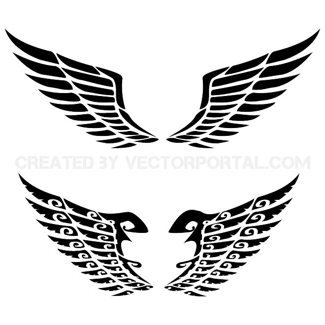 Free Wing Vector, Download Free Clip Art, Free Clip Art on