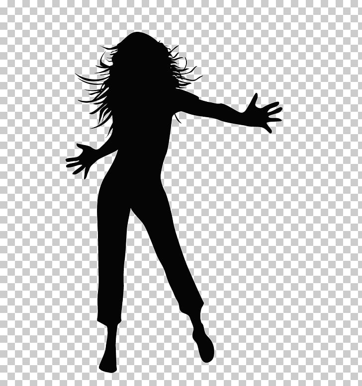 Dance Silhouette Drawing , zumba dance fitness, silhouette