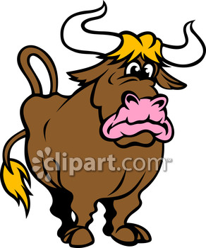 Isolated and buffalo clipart image