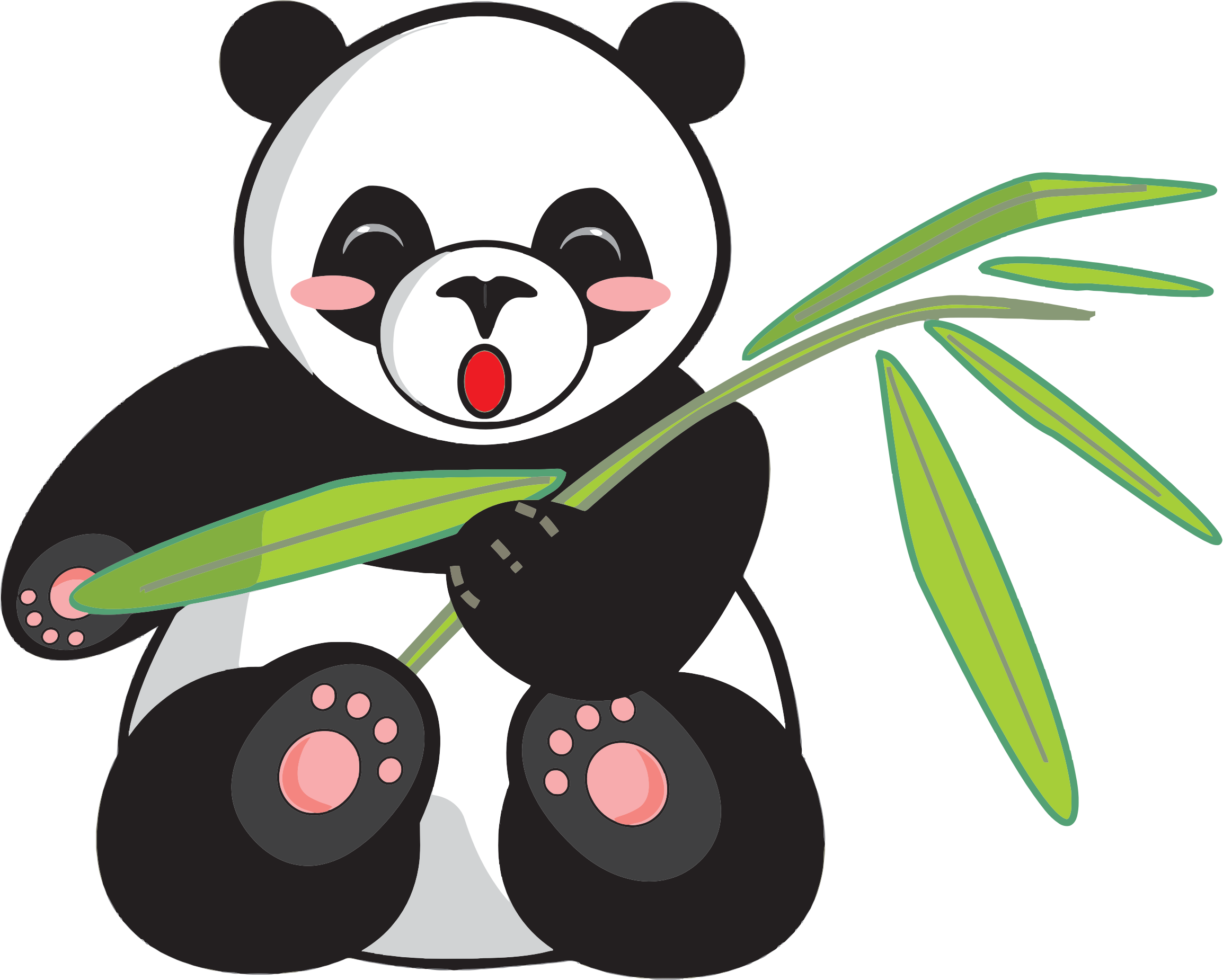 Giant panda Bear Cartoon Clip art
