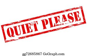 Quiet Please Clip Art