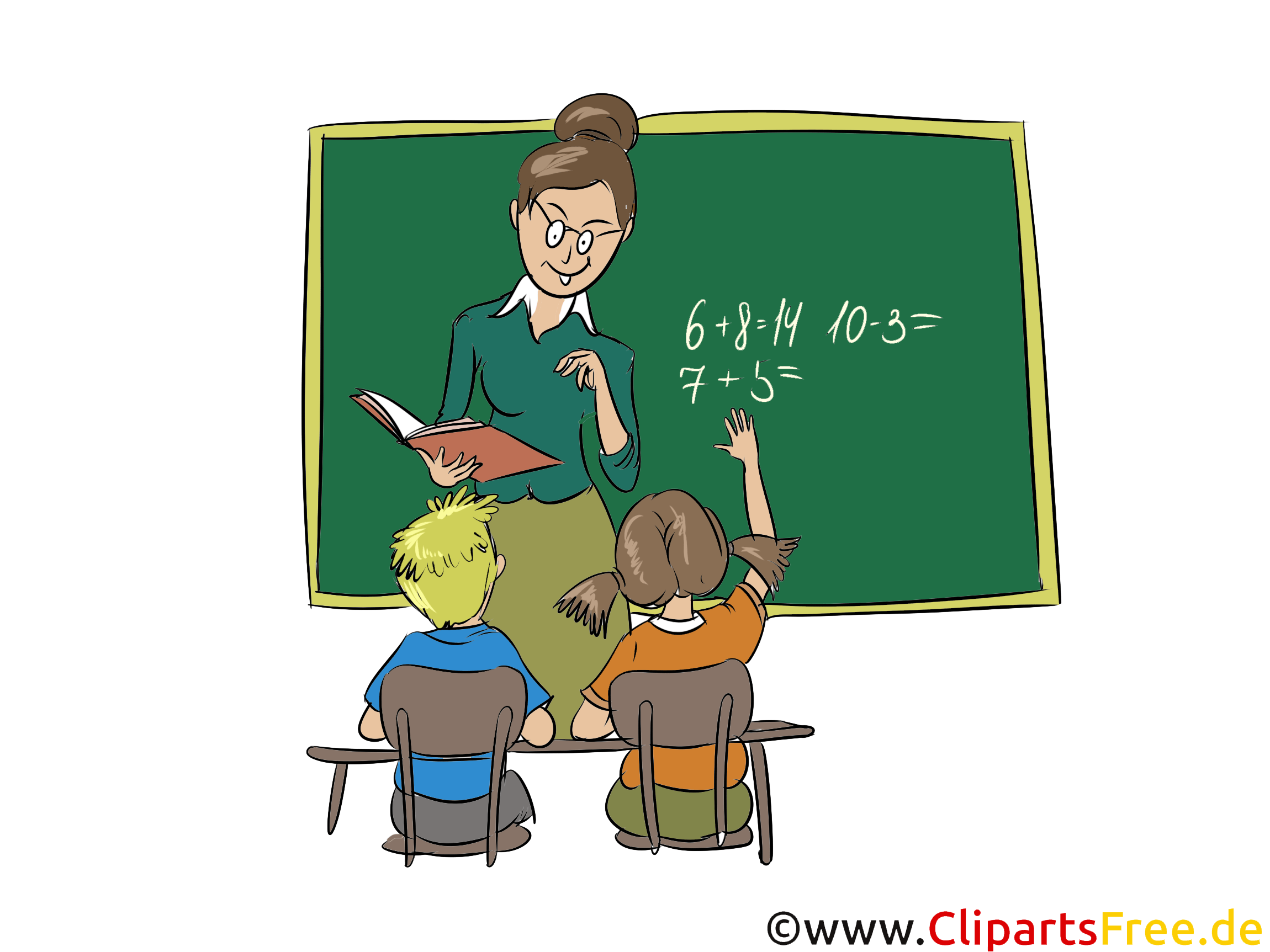 Clipart schule unterricht