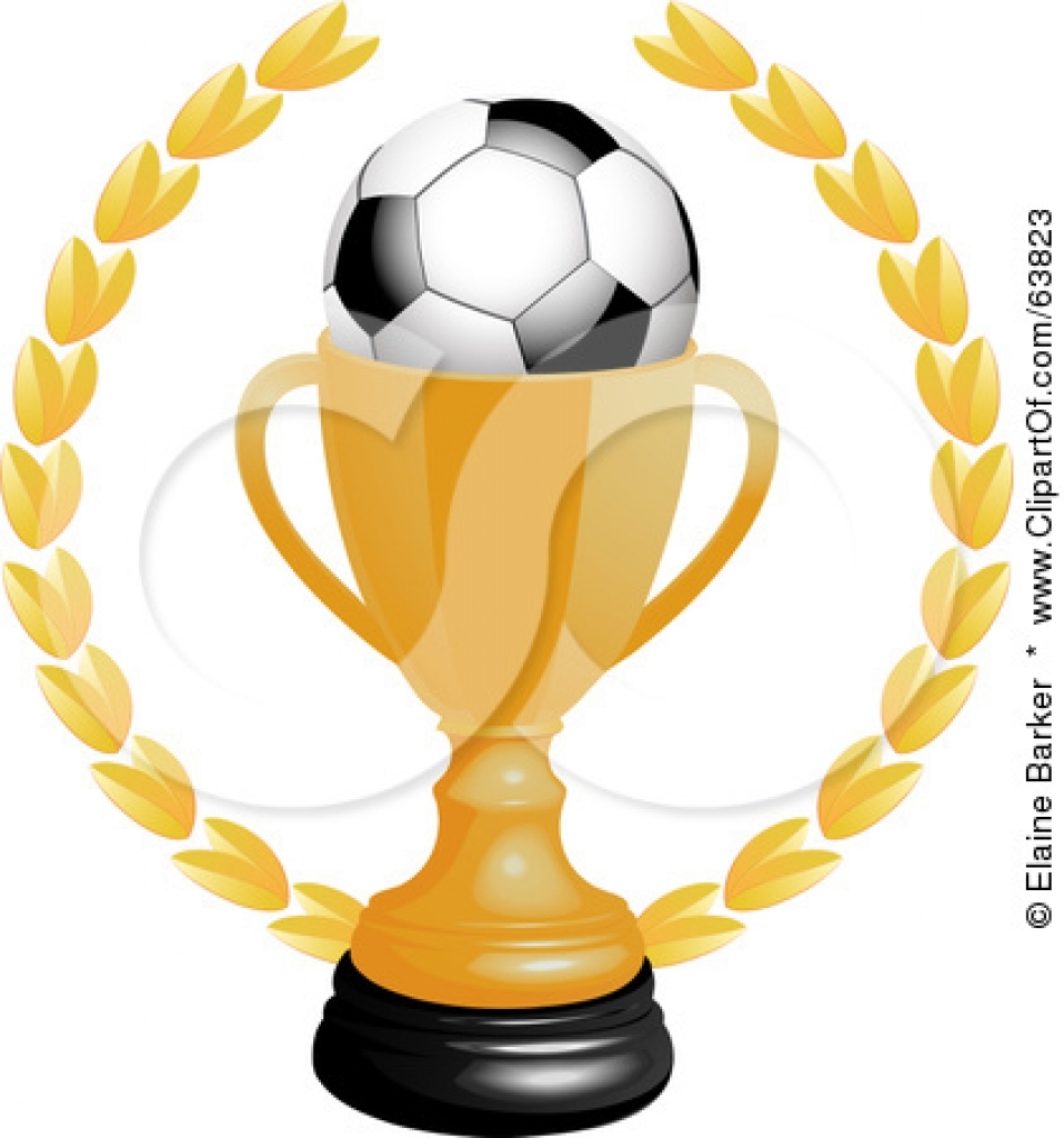 Football trophy clipart.