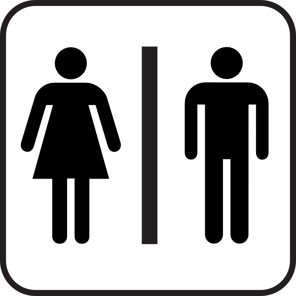 Sign Bathroom