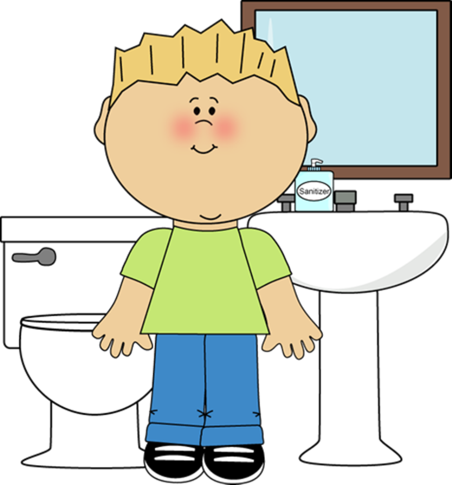 Children clipart bathroom, Children bathroom Transparent