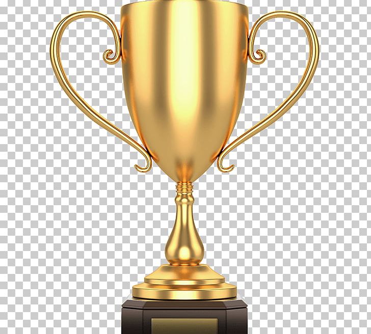 Trophy cup award.