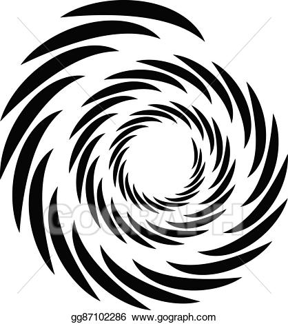 Vector clipart spiral.