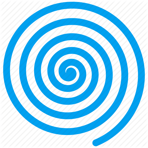 clipart-spiral blue spiral