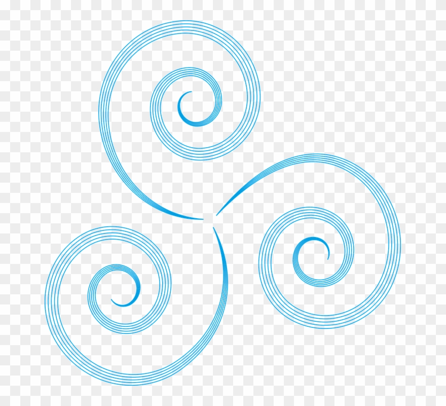Triskell symbol celtic.