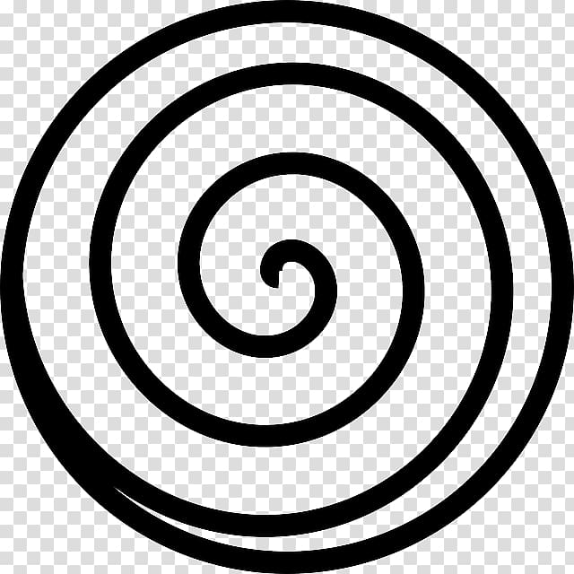 Spiral circle transparent.